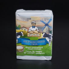 ПРОДУКТ СИРНИЙ ПЛАВЛЕНИЙ  ВЕРШКОВИЙ  70 Г  ТМ  ВИСЬ  УП 36 ШТ шт