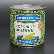 ГОРОШОК ЗЕЛЕНИЙ З/Б 420 Г ТМ ГОСПОДАРОЧКА   УП 12 ШТ шт
