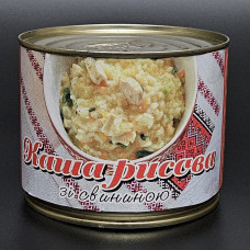 КАША РИСОВА З ЯЛОВИЧИНОЮ З/Б 525 Г  ТМ МІТФОРМ  УП 24 ШТ шт