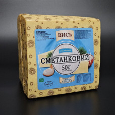 СИР СМЕТАНКОВИЙ  50%   ТМ ВИСЬ кг