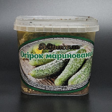 ОГІРКИ МАРИНОВАНІ 1 Л  ТМ МІРАСОЛЬ шт