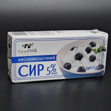 СИР КИСЛОМОЛОЧНИЙ 5%  340 Г   ТМ ГУД МІЛК шт